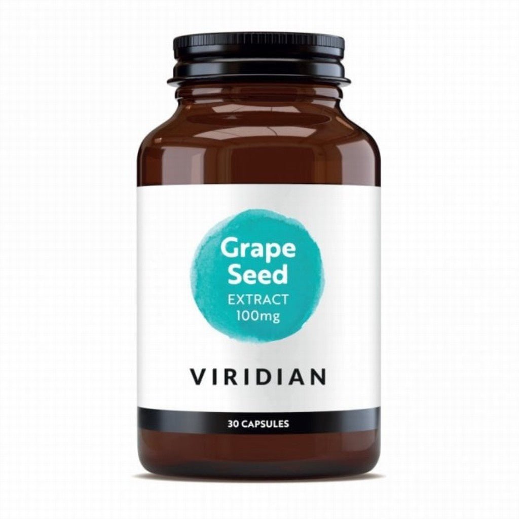 Viridian Grape Seed Extract 100mg - Earthfare Supermarket - 5060003591405