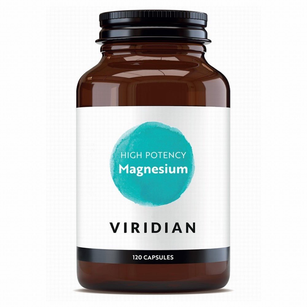 Viridian Hi - Potency Magnesium 300Mg 120Caps - Earthfare Supermarket - 5060003593041