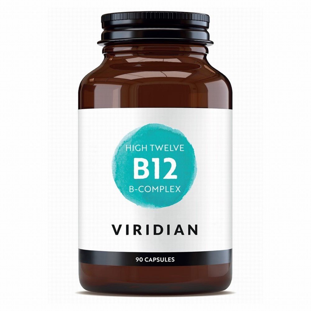 Viridian High Twelve B - Complex B12 90caps - Earthfare Supermarket - 5060003592570