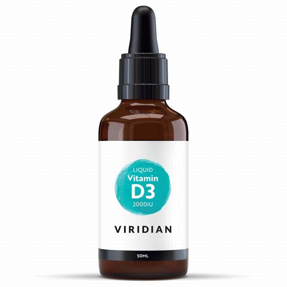 Viridian Liquid Vitamin D3 2000iu - Earthfare Supermarket - 5060003592884