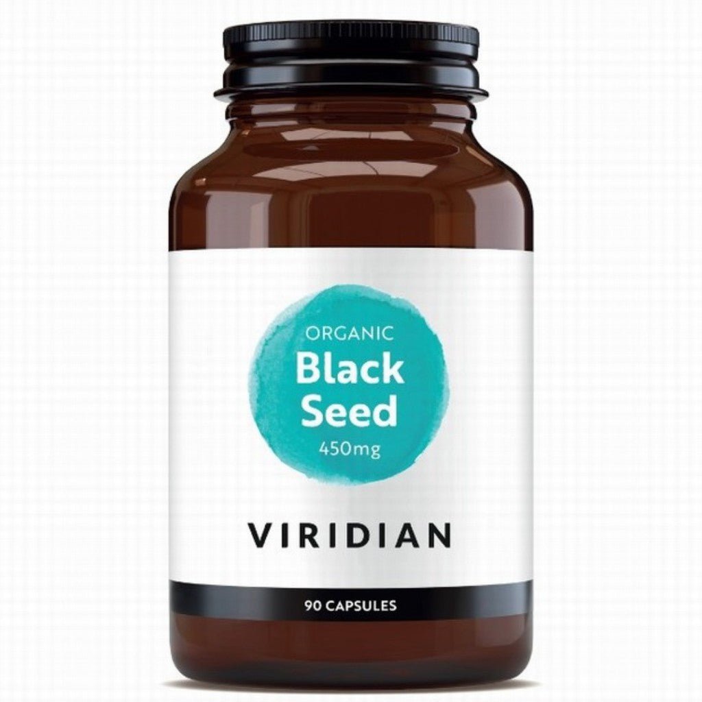 Viridian Organic Black Seed Oil 450mg - 90 capsules - Earthfare Supermarket - 5060003599449