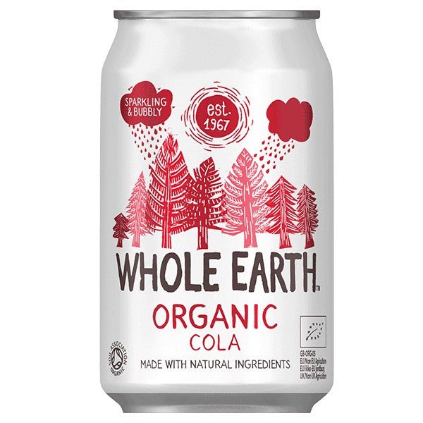 Whole Earth Organic Sparkling Cola 330ml - Earthfare Supermarket - 5011835101782