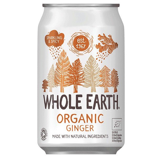 Whole Earth Organic Sparkling Ginger 330ml - Earthfare Supermarket - 5011835102772