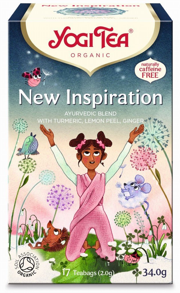 Yogi Tea Organic New Inspiration 17bags - Earthfare Supermarket - 4012824406933
